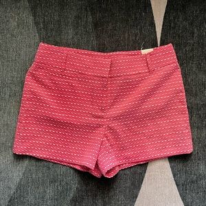Anne Taylor Loft pink textured shorts